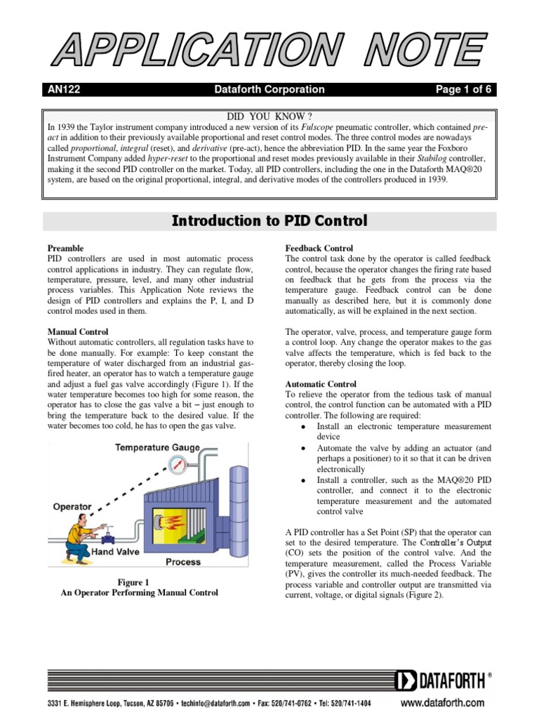 Introduction To PID Control | PDF | Control System | Applied Mathematics