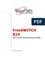 Freeswitch R14: SIP Trunk Provisioning Guide