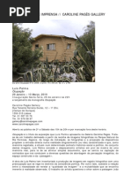 Comunicado de Imprensa // Caroline PagÈs Gallery