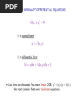 First-Order Ordinary Differential Equations: G (X, Y, Y) 0