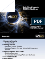Ansys Mechanical PostProcessing