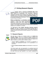 Chapter 7: Writing Research Reports