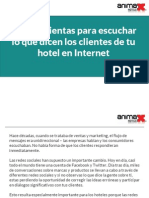 4 herramientas para escuchar lo que dicen los clientes de tu hotel en Internet