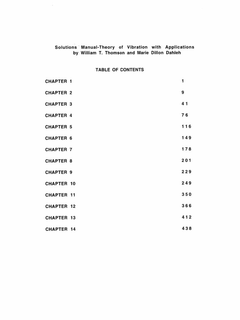 Theory of vibration solution manual 2017
