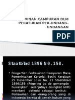 Perkawinan Campuran DLM Peraturan Per-Undang-Undangan