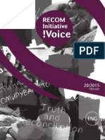 RECOM Initiative Voice-No.20-2015