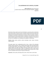 Los problemas de la ciencia y el poder - ALBORNOZ-2007