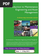 An Introduction To Maintenance Engineering and Asset Management