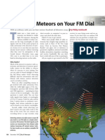 Observing Meteors On Your FM Dial: Observer's Log