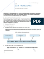 7  worldwide web (www) worksheet