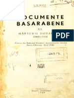 Documente Basarabene XX (1602-1814)
