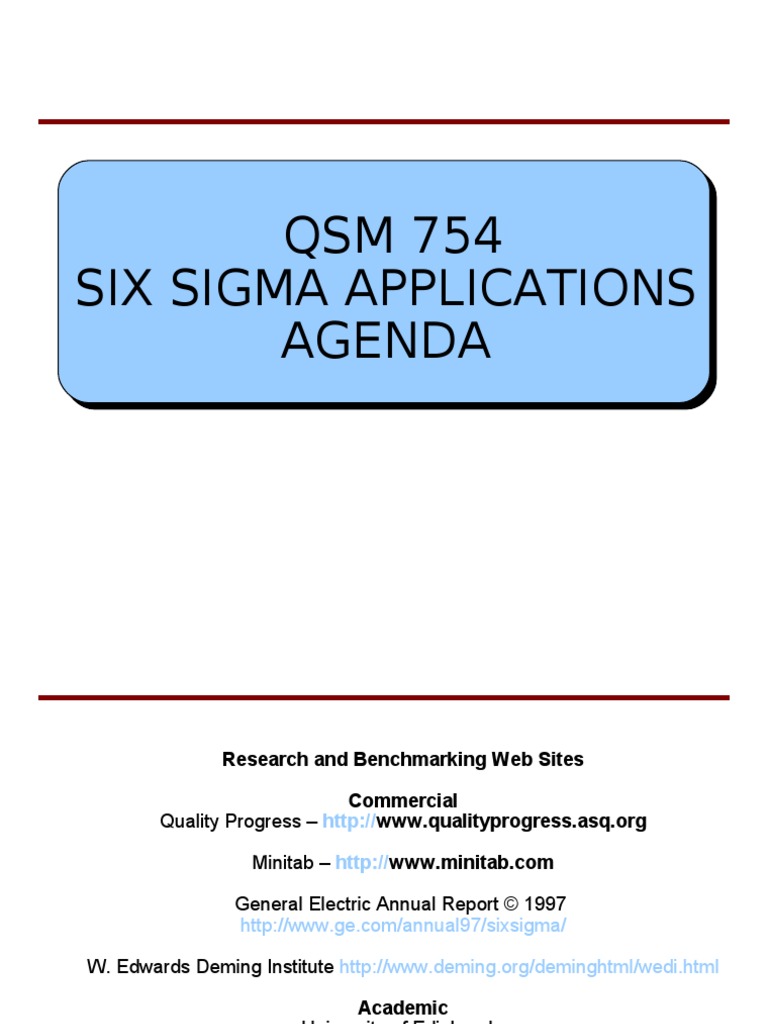 Six Sigma And Minitab 13 Pdf Six Sigma Statistics