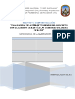 Evaluacion Del Comportamiento Del Concreto Con La Adicion de Particulas de Hierro de Arena de Duna