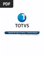 Integração RH Protheus x Logix - Cadastros Basicos