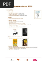 Novetats Gener 2010