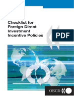 Guiding Principles For Policies Toward Attracting Foreign Direct Investment