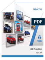 Tata Motors AGM Presentation Highlights Growth