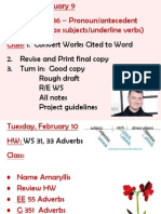 Convert Works Cited To Word 2. Revise and Print Final Copy 3. Turn In: Good Copy Rough Draft R/E Ws All Notes Project Guidelines