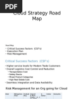 Cloud Strategy Road Map