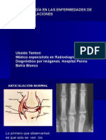 La Radiología en Las Enfermedades Articulares.