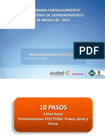 10 Pasos Presentaciones Efectivas en PPT y PREZY Habilidsdes Gerenciales PDF