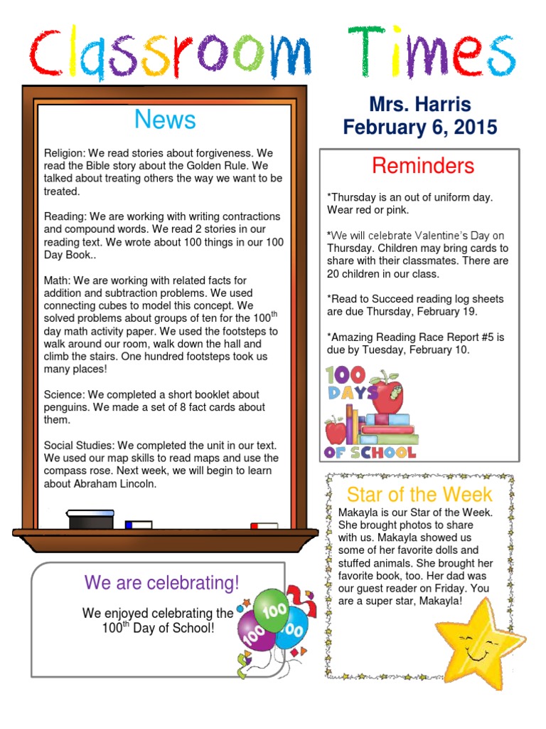 Class Updates and Reminders for February | PDF | Wellness