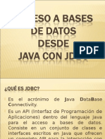 Acceso a Base de Datos Desde Java