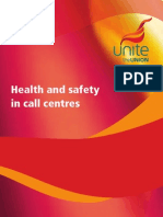 Health & Safety in Call Centres (Unite Guide) 11-4974
