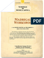 Madrigal Workshop 2013 PDF