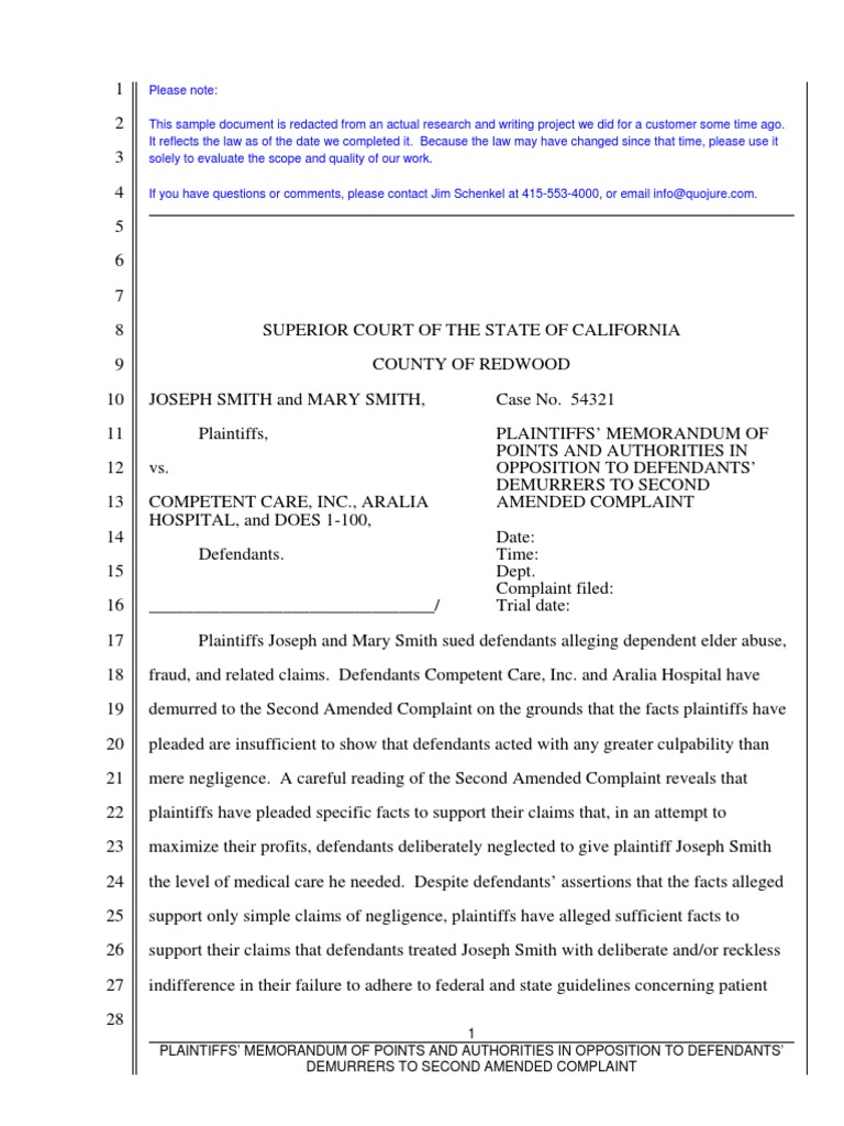 Motion For Leave To File Demurrer To Evidence