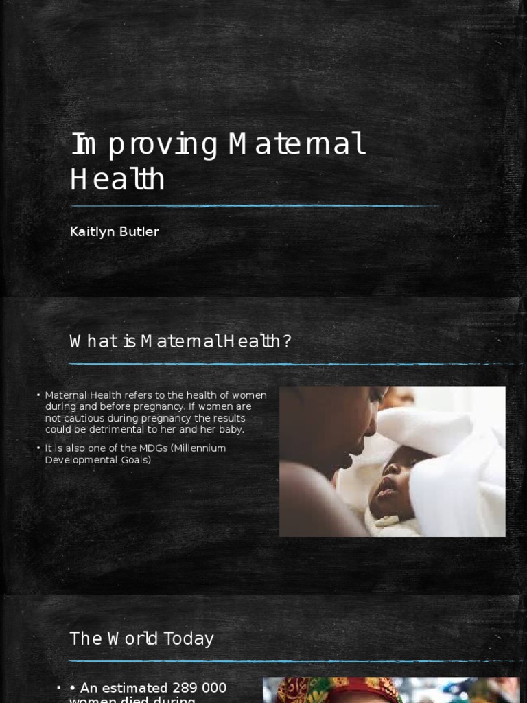 Improving Maternal Health Awareness | PDF | Maternal Death | Maternal ...