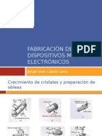 Fabricacion De Dispositivos Micro Electronicos