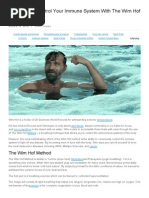 Consciously Control Your Immune System With The Wim Hof Method - Earth. We Are One