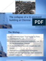 The Collapse of a 11-Storeyed Building at Chennai