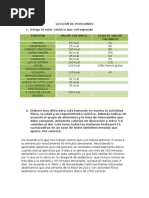 dieta por porciones