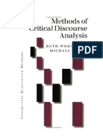 Methods of Critical Discourse Analysis