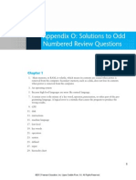 Appendix O: Solutions To Odd Numbered Review Questions