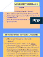 EL COMENTARIO DE TEXTO LITERARIO.ppt