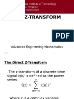 Z-Transform (Equation & Definition of Terms)