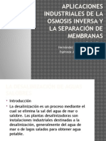 Desalinización de aguas salobres mediante ósmosis inversa