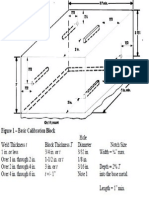 Ultrasonic Cal Block Design