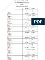 Jadual GPP Tun Teja