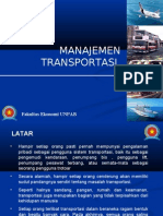 manajemen transportasi