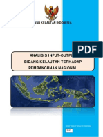 Lap. Analisis Input-Output Bidang Kelautan Terhadap Pembangunan Nasional