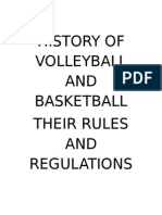 History of Volleyball and Basketball