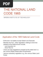 National Land Code 1965++