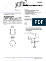 Differential/Cascode Amplifier For Commercial and Industrial Equipment From DC To 120Mhz Features