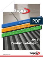 Sopro Products Catalog 2012