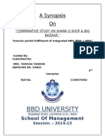 BBD University: A Synopsis On