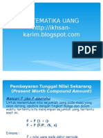 matematika uang